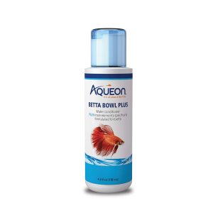 Aqueon Betta Bowl Fish Tank with Water Conditioner, 4 Ounces